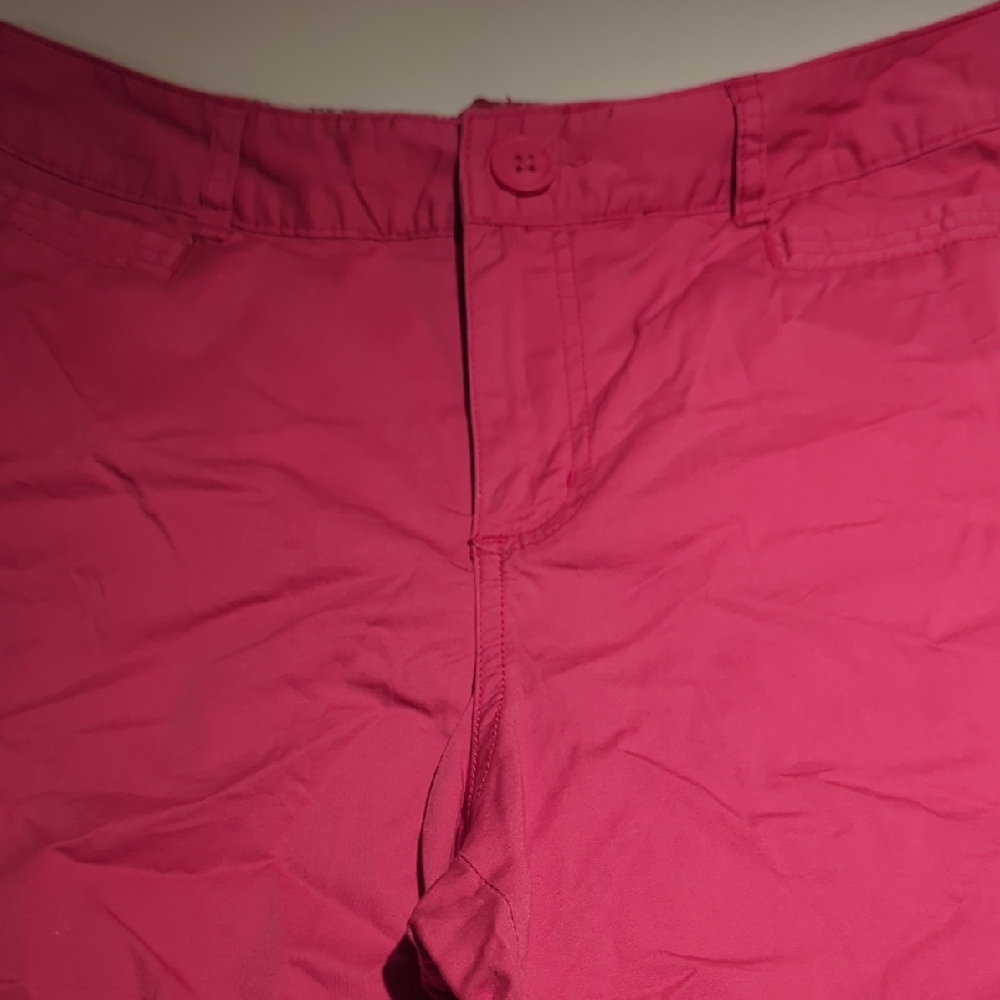 St. John's Bay Solid Pink Shorts
